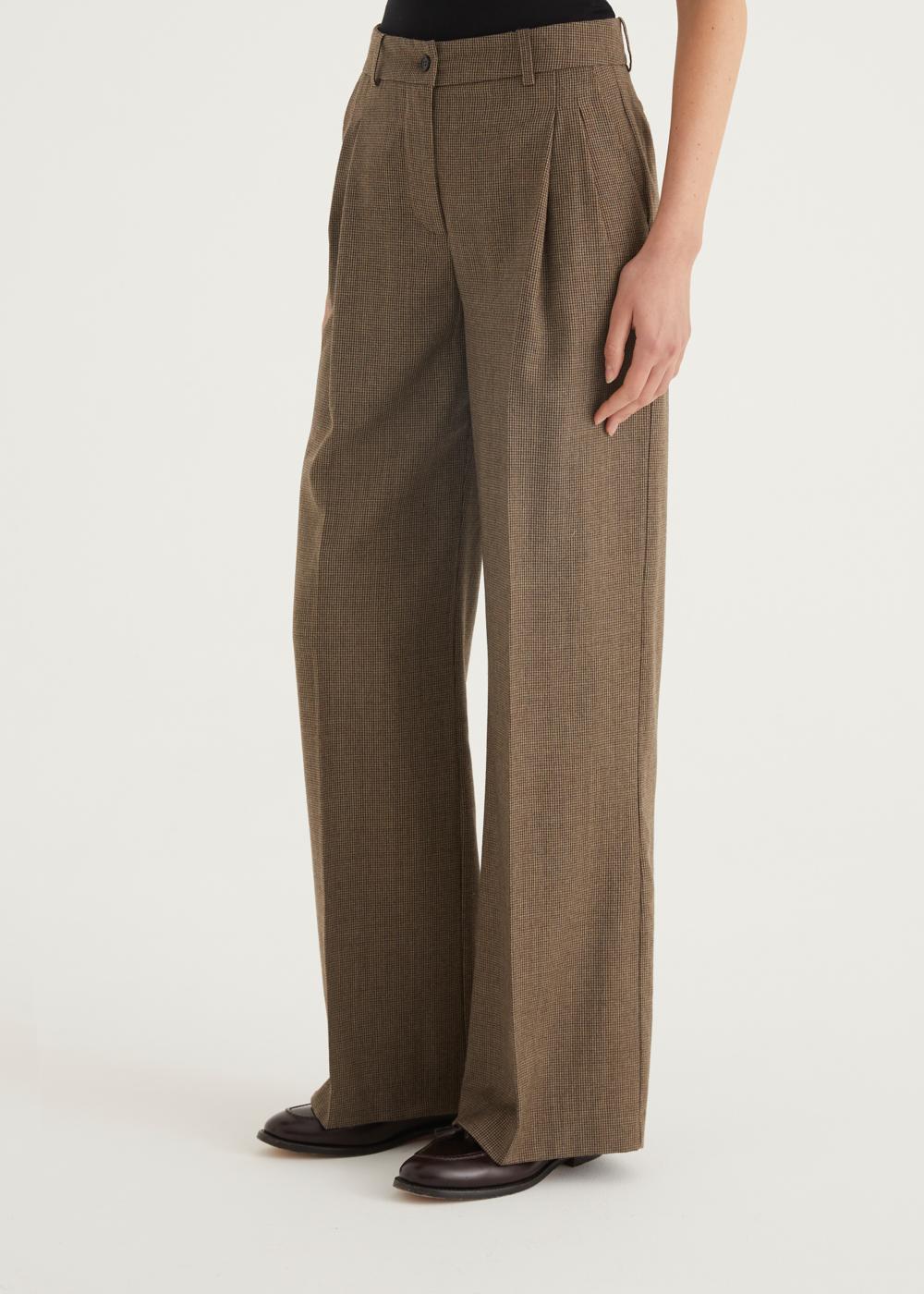 Rosso35 Pantalone ampio con pinces Negozio