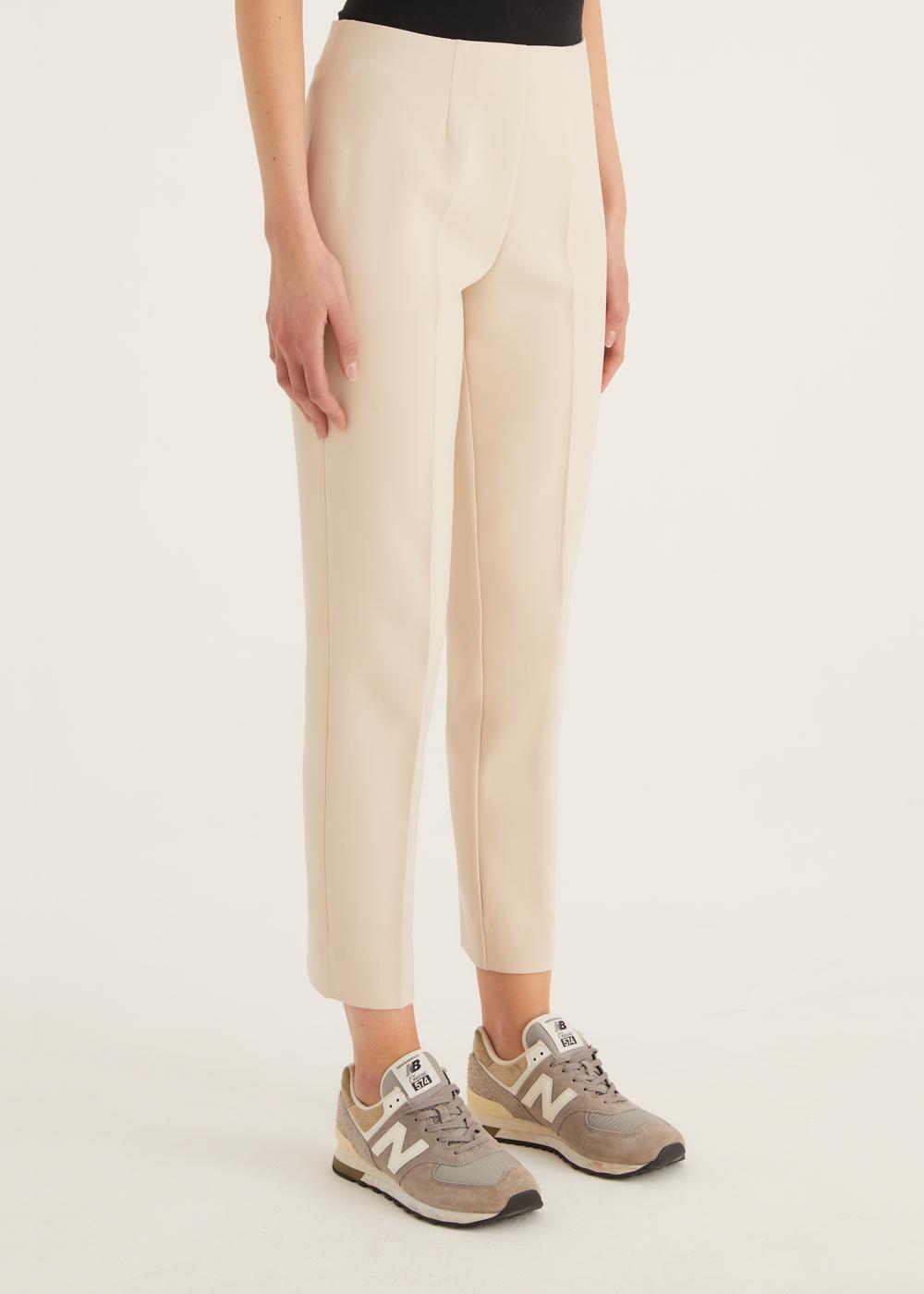 Rosso35 Pantalone capri “Audrey” con zip laterale 2025