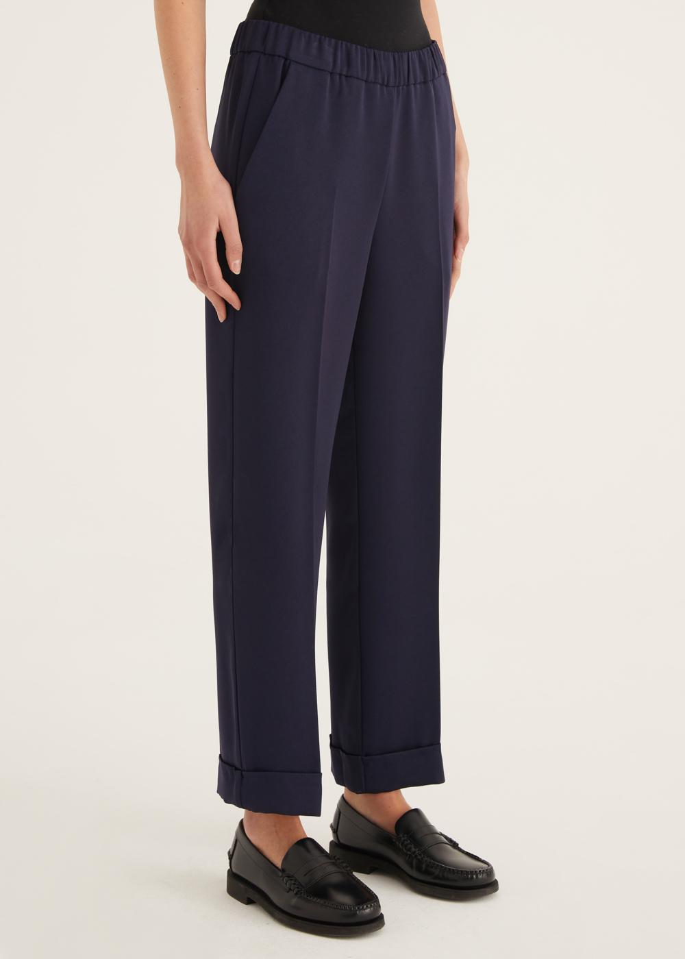 Rosso35 Pantalone con risvolto ed elastico in vita 2025