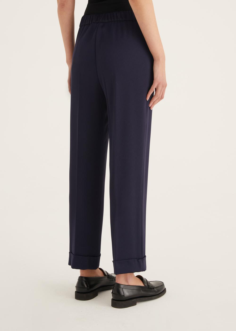Rosso35 Pantalone con risvolto ed elastico in vita 2025