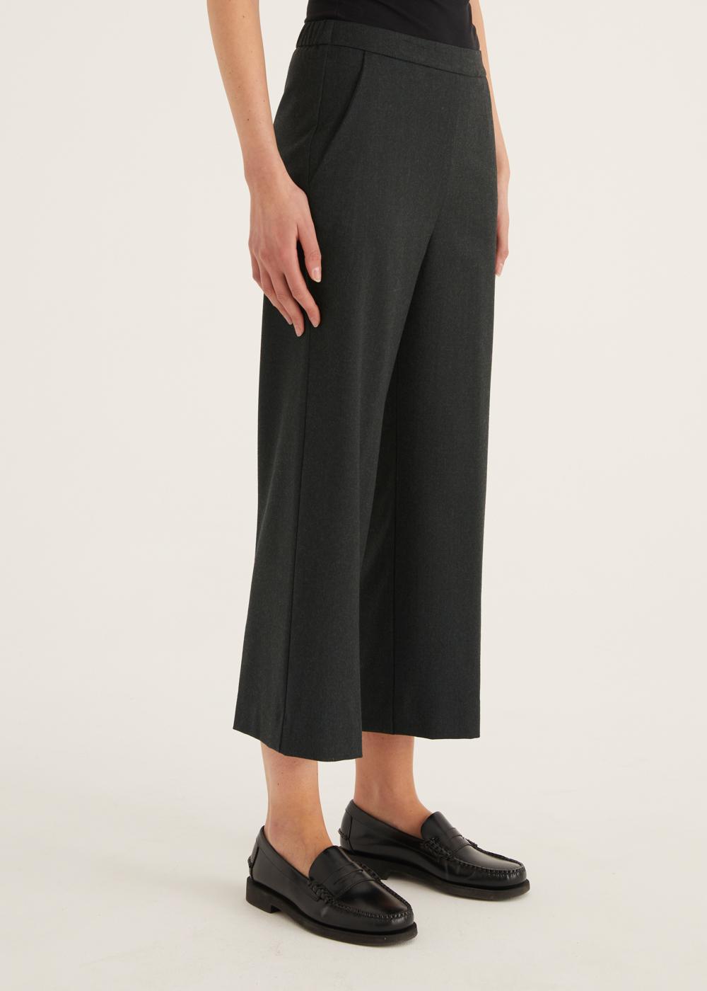 Rosso35 Pantalone dritto con elastico dietro in vita Pezzi Unici