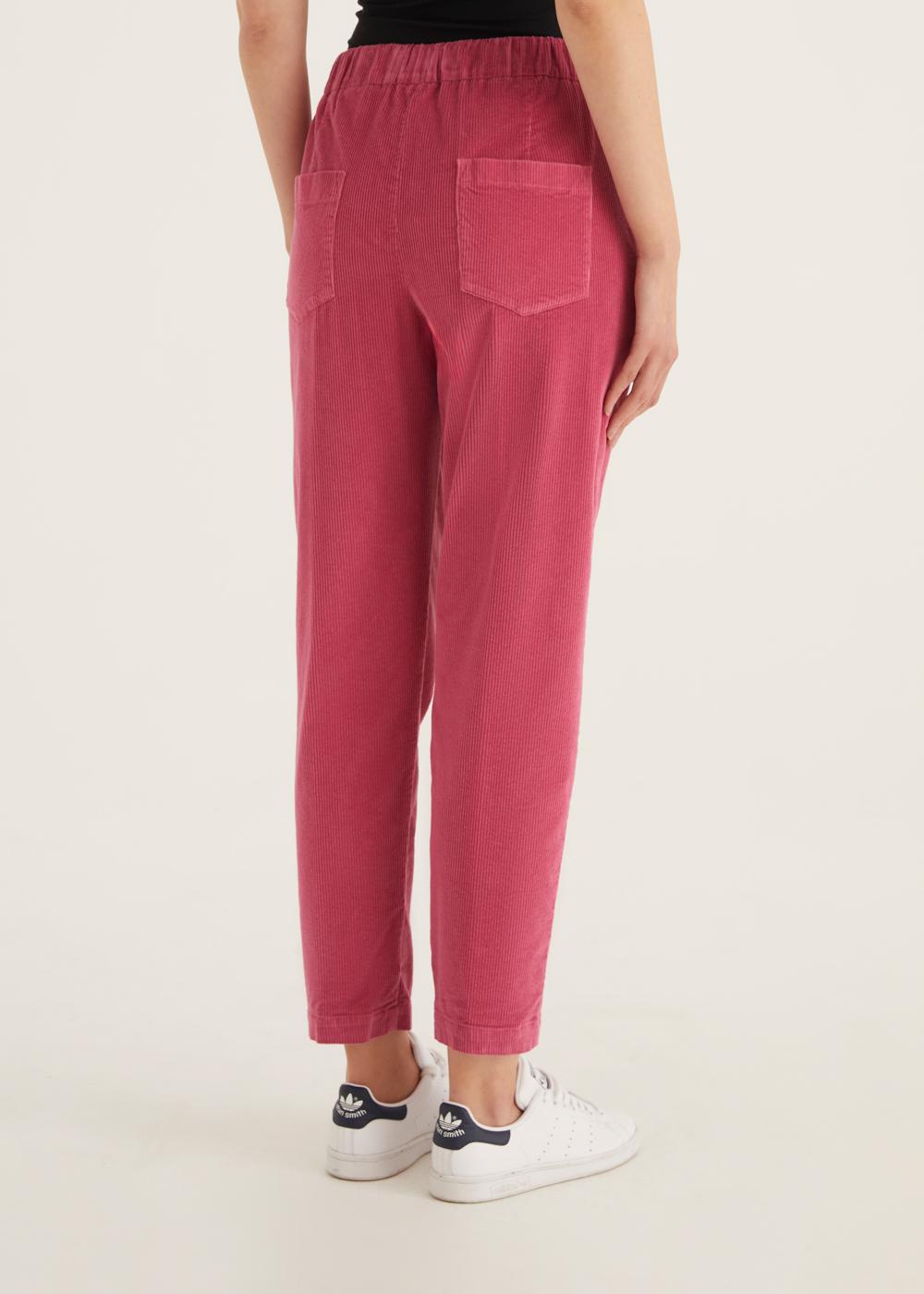 Rosso35 Pantalone dritto con elastico in vita Spedizione gratuita