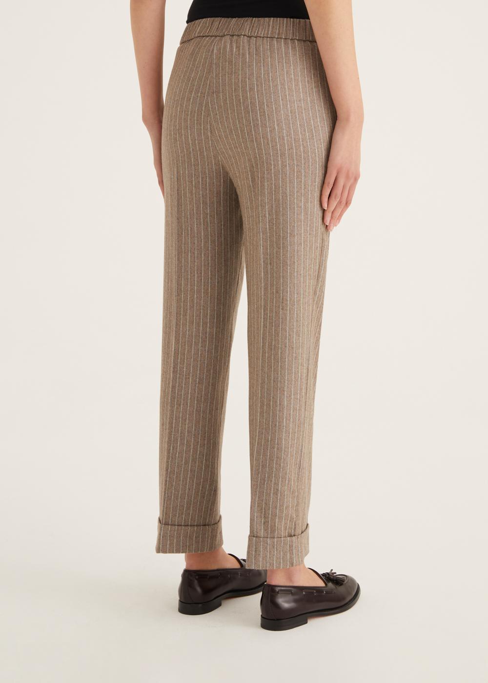 Rosso35 Pantalone dritto con elastico in vita Negozi Online