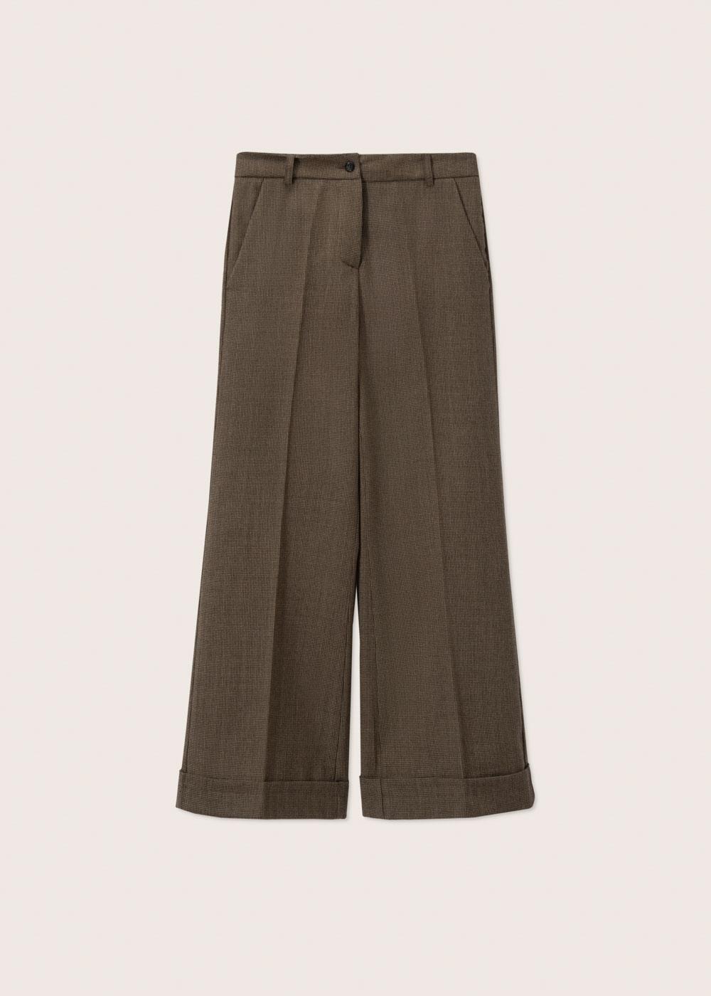 Rosso35 Pantalone svasato con risvolto Shopping Online