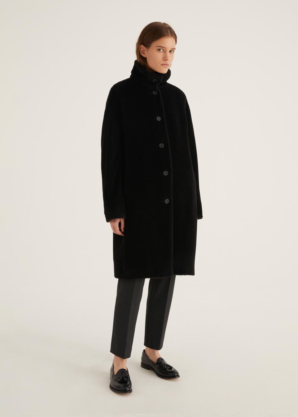 Rosso35 Cappotto collo in piedi Consegna Veloce