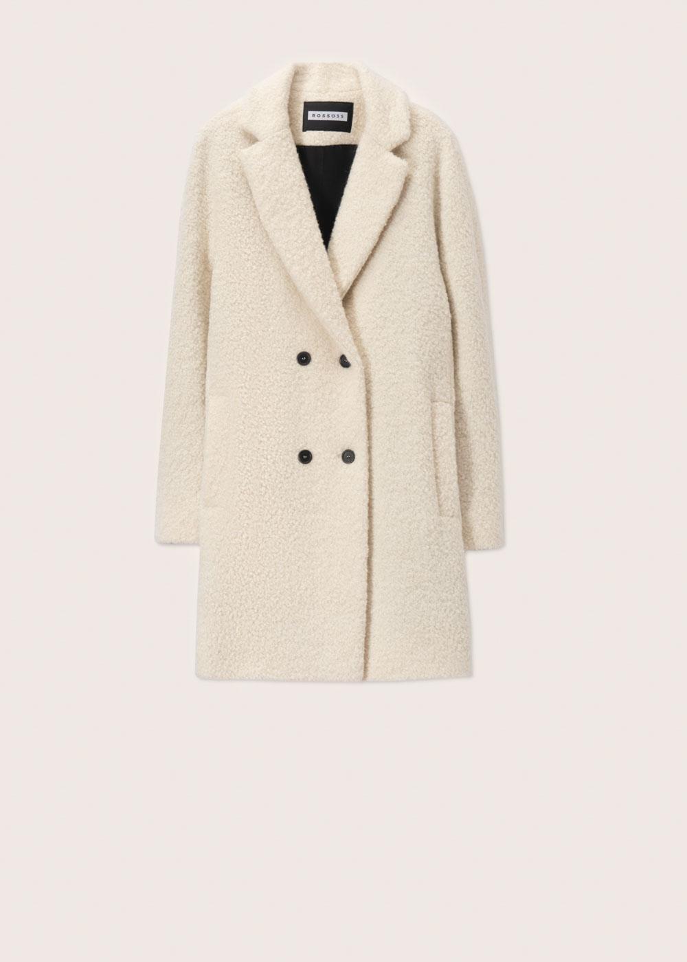 Rosso35 Cappotto corto doppiopetto Promozione Limitata