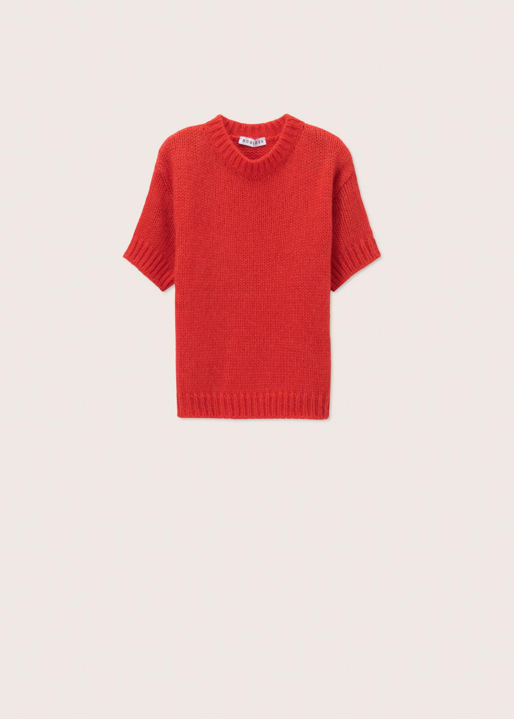 Rosso35 Maglia girocollo mezza manica Online
