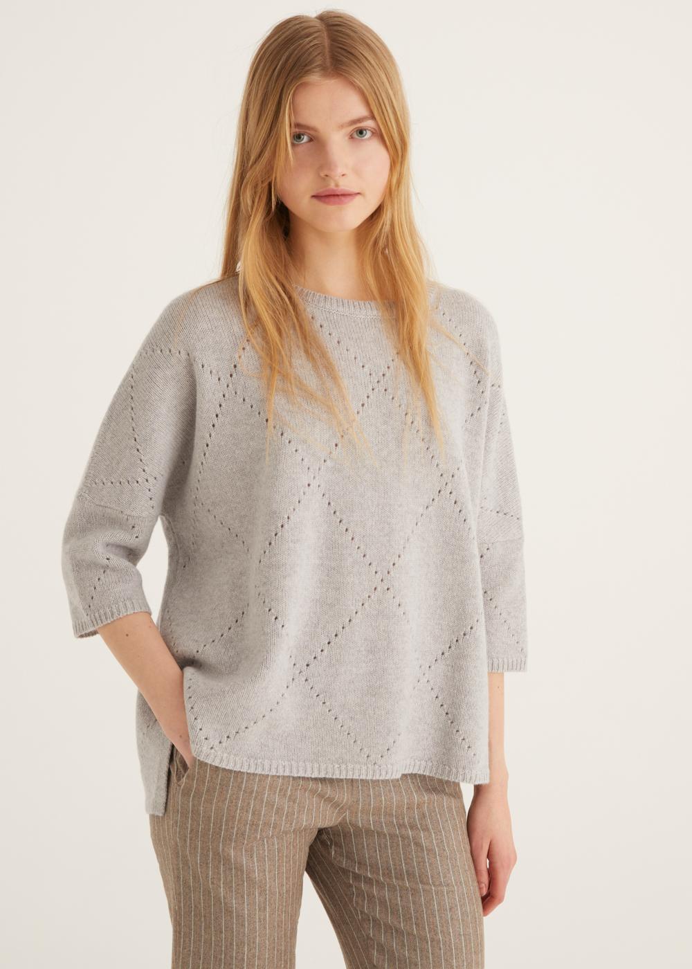 Rosso35 Maglia girocollo oversize In Vendita