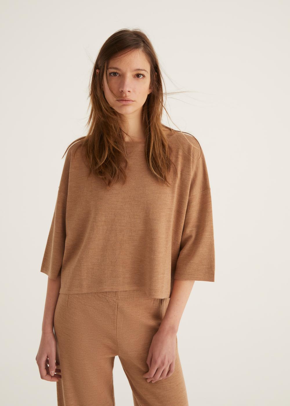 Rosso35 Maglia oversize in punto milano Nuova