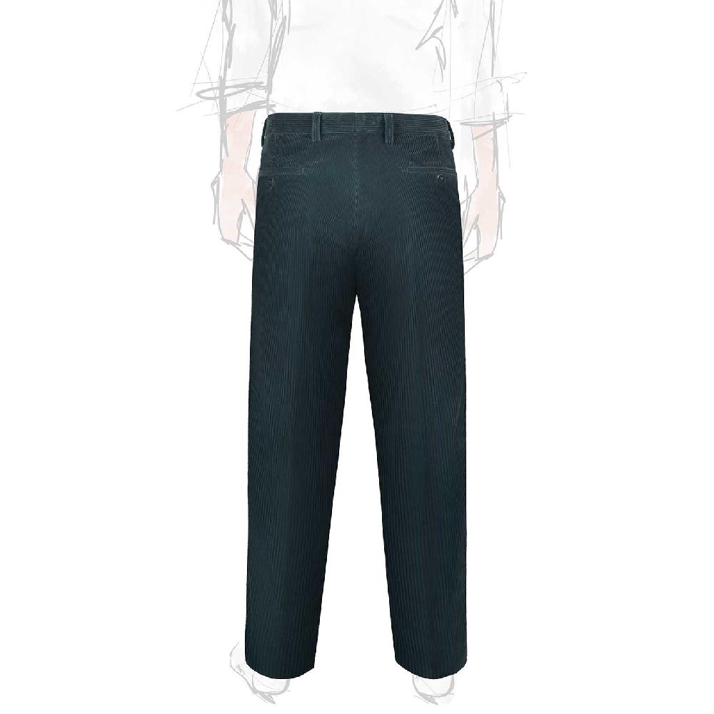 Rubinacci Vintage archive pantalone velluto a coste con pinces ottanio Moda