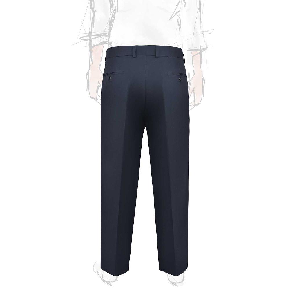 Rubinacci Vintage archive pantalone in cotone blu In Linea
