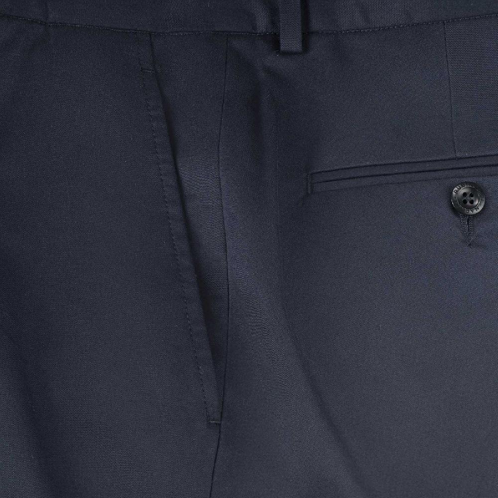 Rubinacci Vintage archive pantalone in cotone blu In Linea