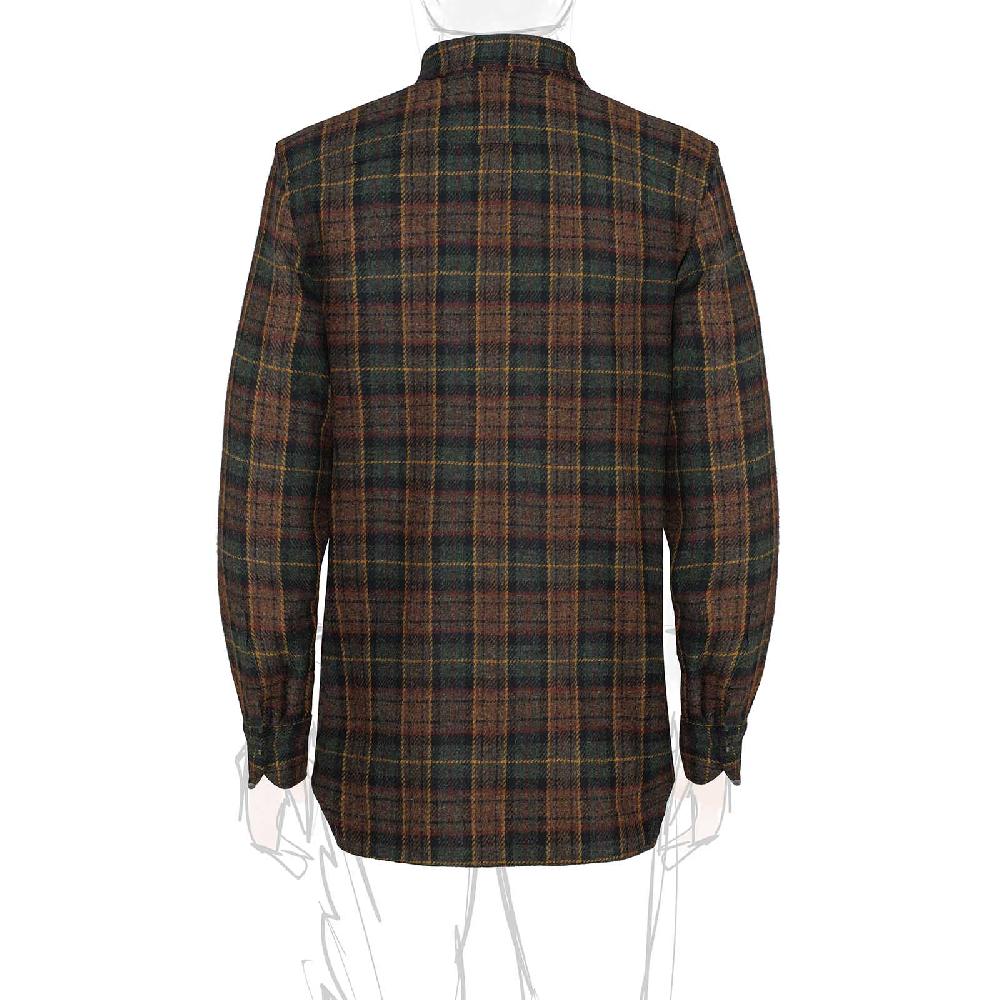 Rubinacci Vintage archive overshirt in lana tartan Promozione