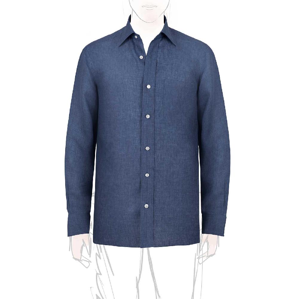 Rubinacci Vintage archive camicia in lino jeans Negozi Online