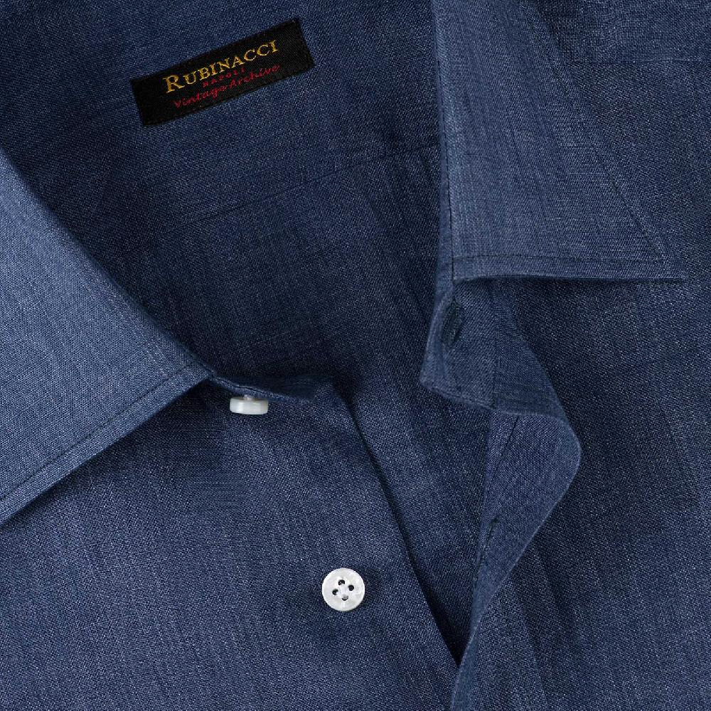 Rubinacci Vintage archive camicia in lino jeans Negozi Online