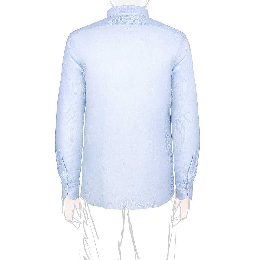 Rubinacci Vintage archive camicia in cellulare azzurro Shopping Online