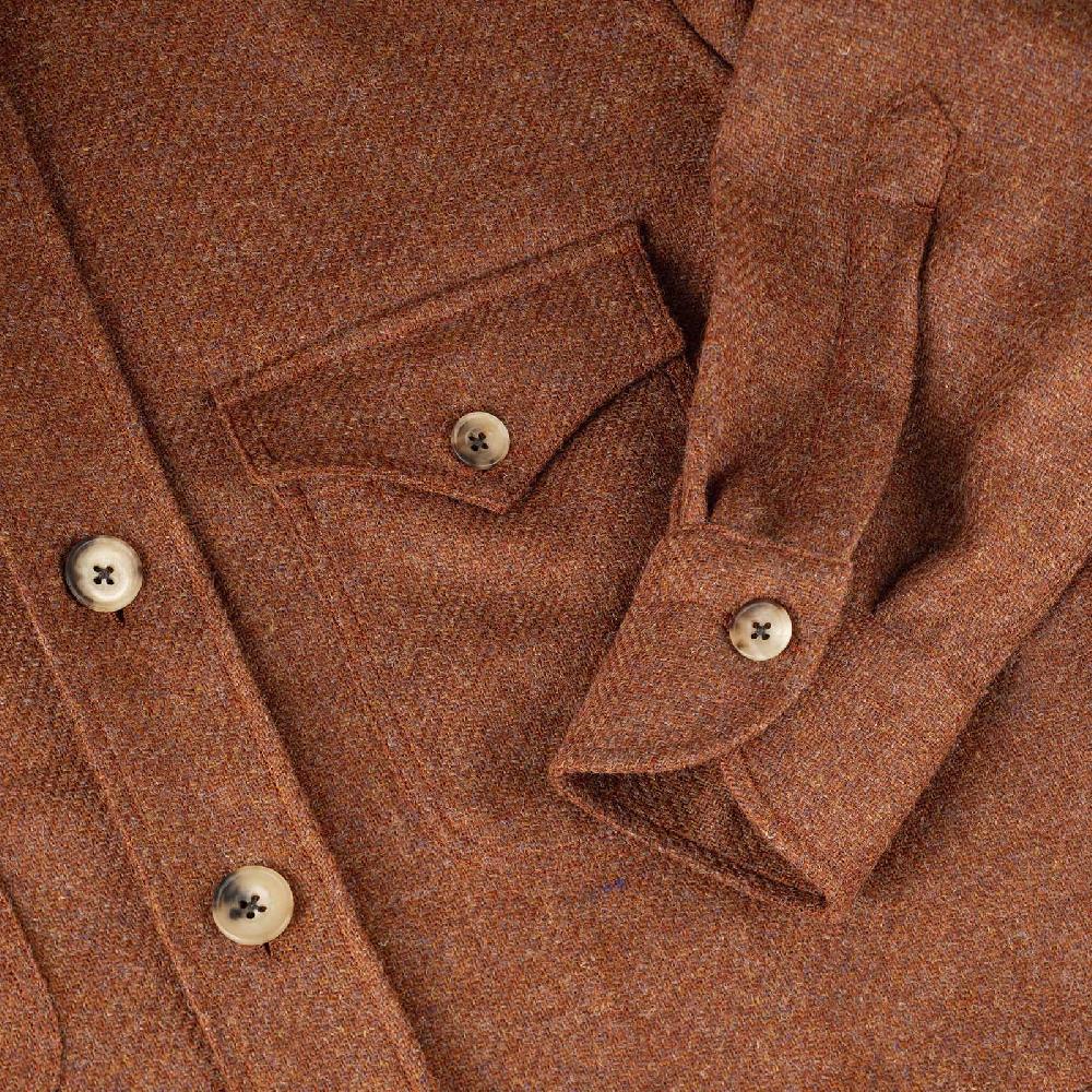 Rubinacci Vintage archive sahariana in lana ruggine Convenienza