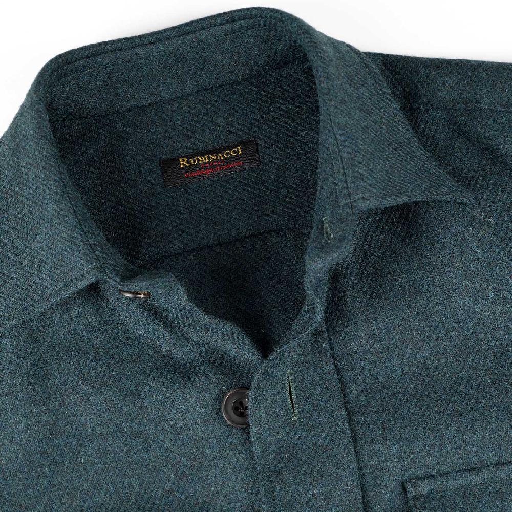 Rubinacci Vintage archive sahariana in lana verde Novità