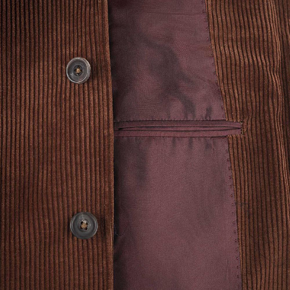 Rubinacci Vintage archive giacca Stefano in velluto a coste marrone Offerta