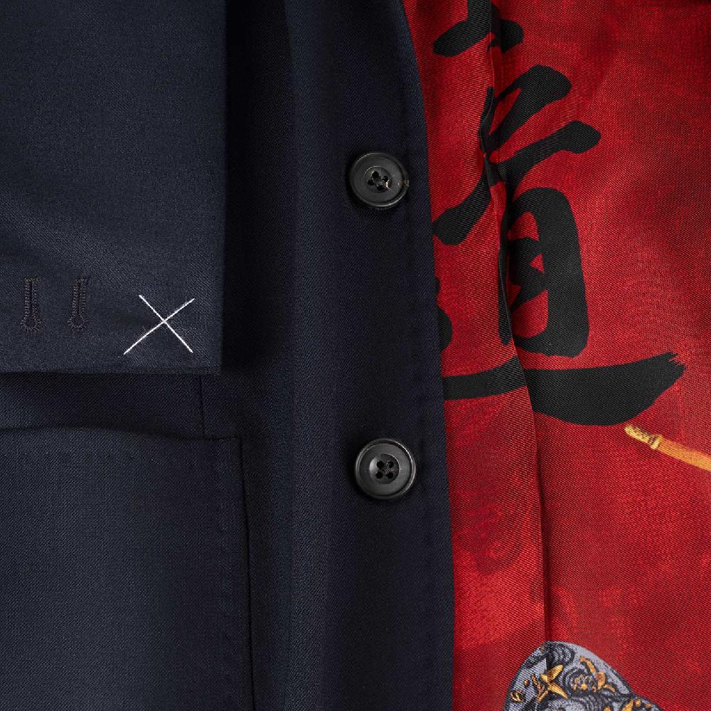 Rubinacci Serie Limitata Samurai giacca in cashmere blu Offerte