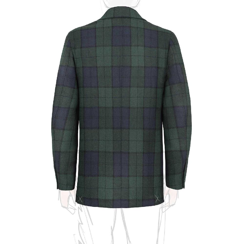 Rubinacci Vintage archive giacca tartan verde Vendita Economica
