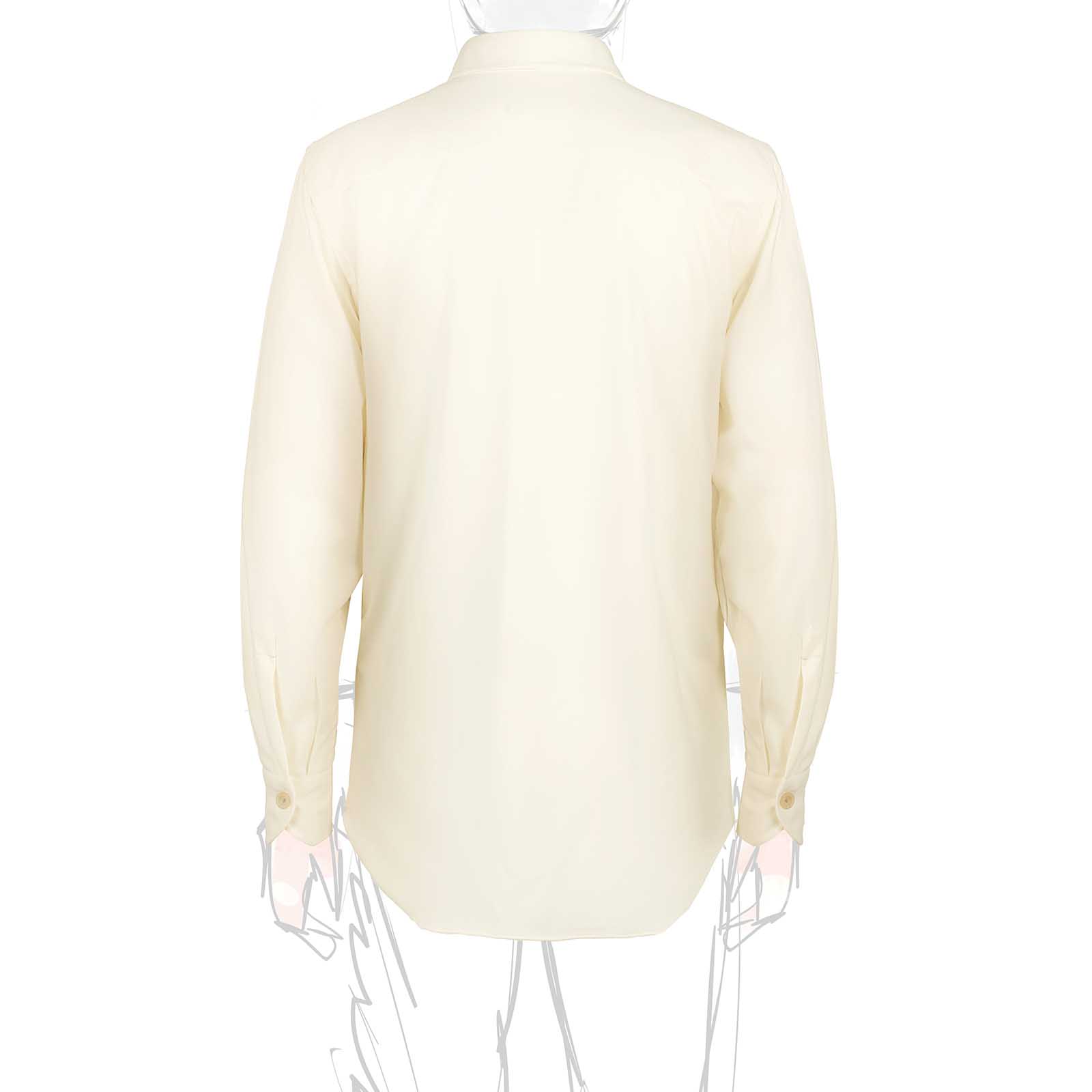 Rubinacci Overshirt in lana bianca Acquista Ora