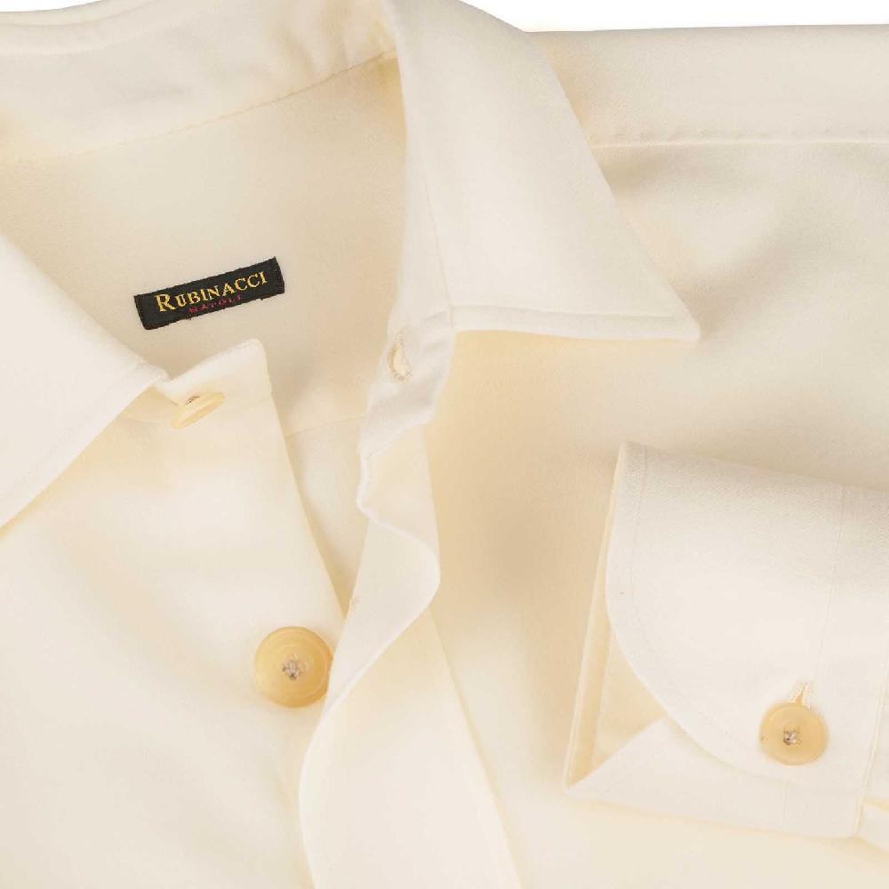 Rubinacci Overshirt in lana bianca Acquista Ora