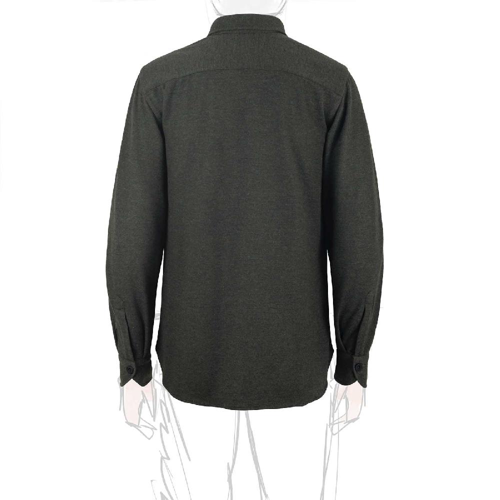 Rubinacci Overshirt in cashmere verde Consegna Veloce