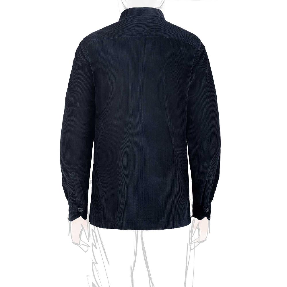 Rubinacci Sahariana in velluto a costine blu Fino Al -60%