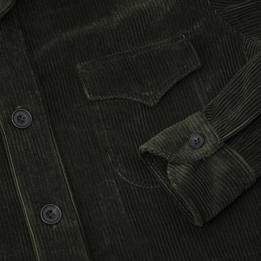 Rubinacci Sahariana in velluto a costine verde Shopping Online