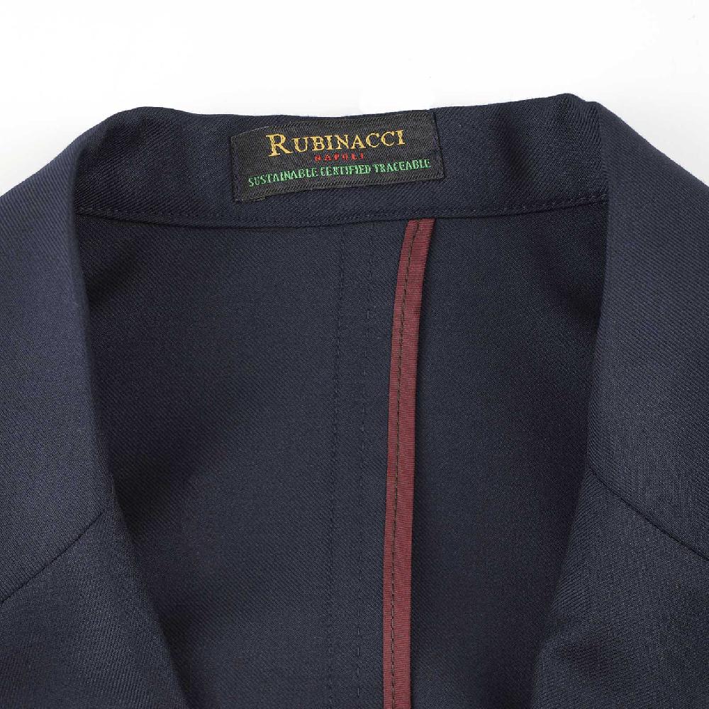 Rubinacci Giacca in Lana “Green Certified” blu Offerta