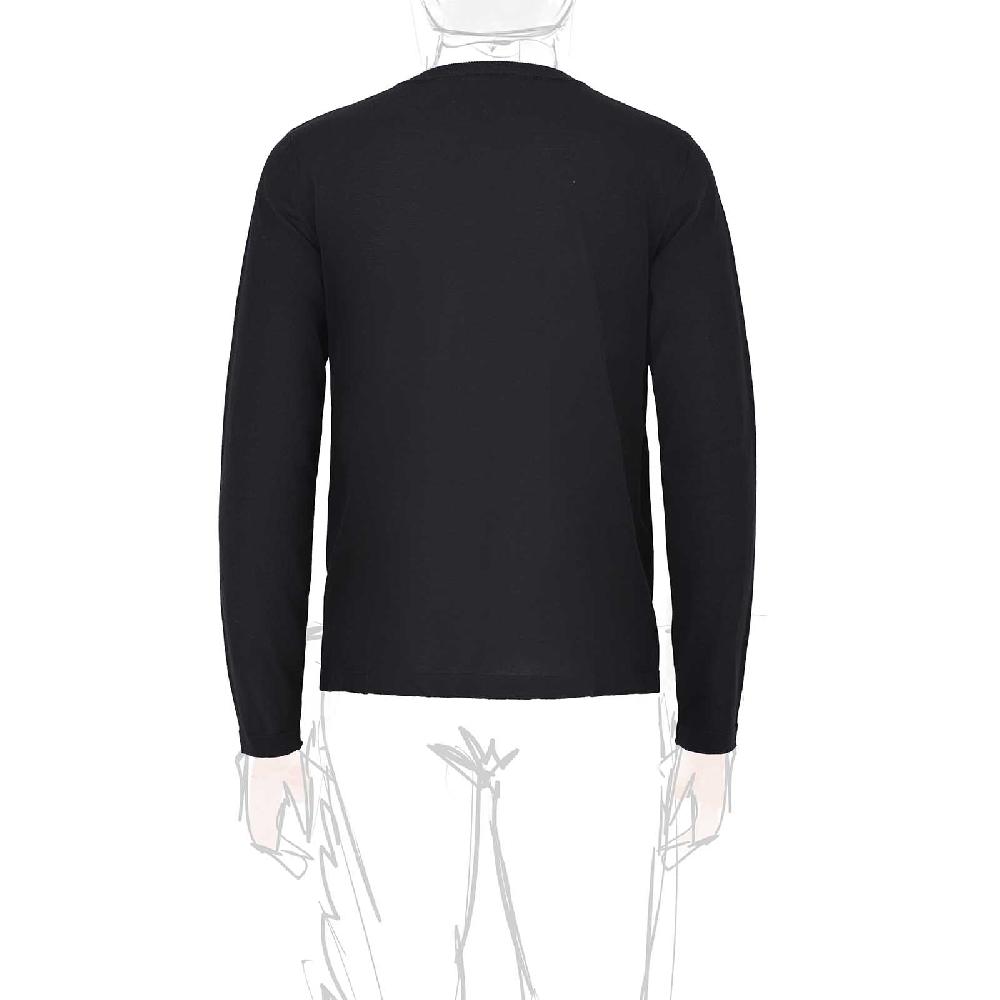 Rubinacci T-Shirt cotone nera Outlet