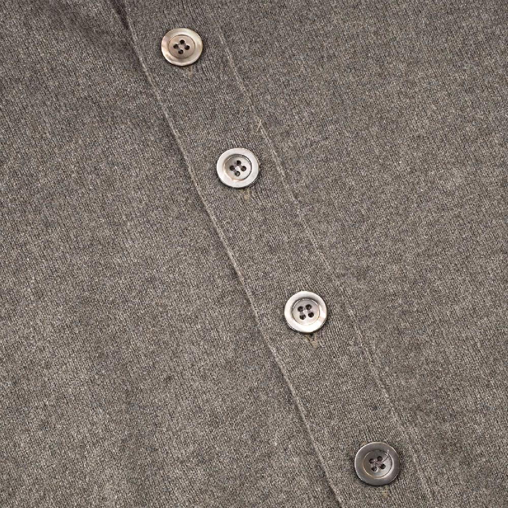 Rubinacci Gilet in cashmere fango Offerte