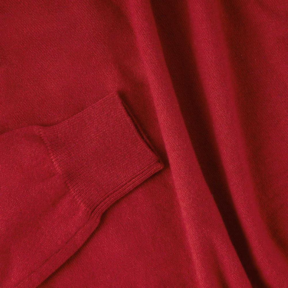 Rubinacci Girocollo in cashmere rosso Hotsell