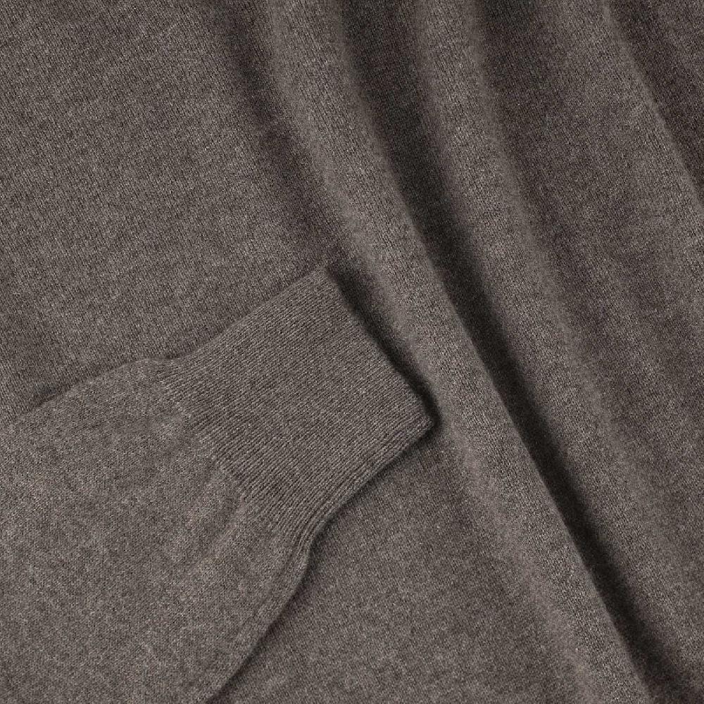 Rubinacci Girocollo in cashmere fango Vendita Calda