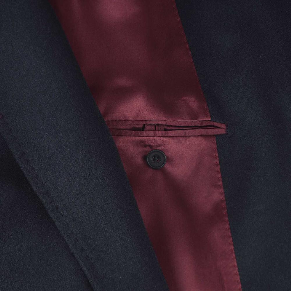 Rubinacci Cappotto in cashmere blu Qualità Garantita