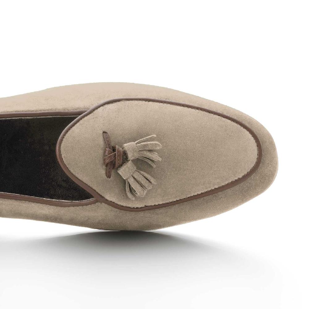 Rubinacci Marphy velour castoro con nappine Presa