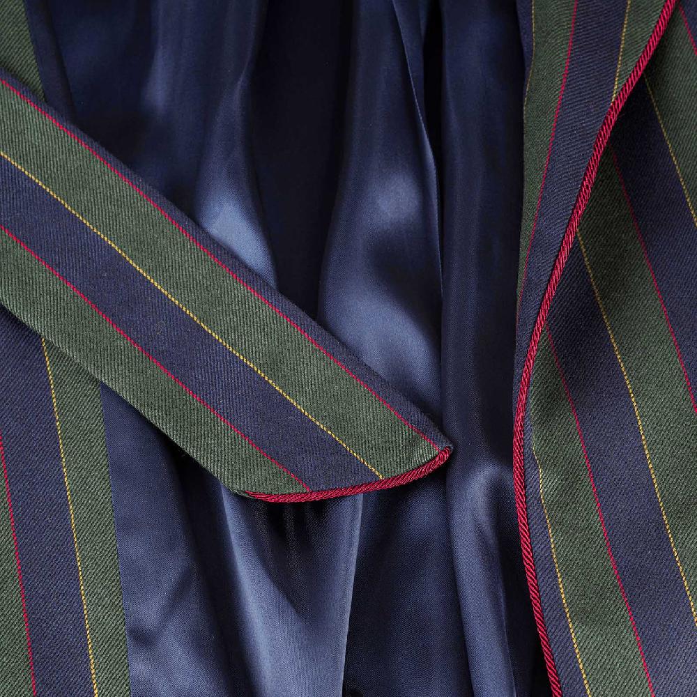 Rubinacci Vestaglia in lana e cashmere rigata Negozio