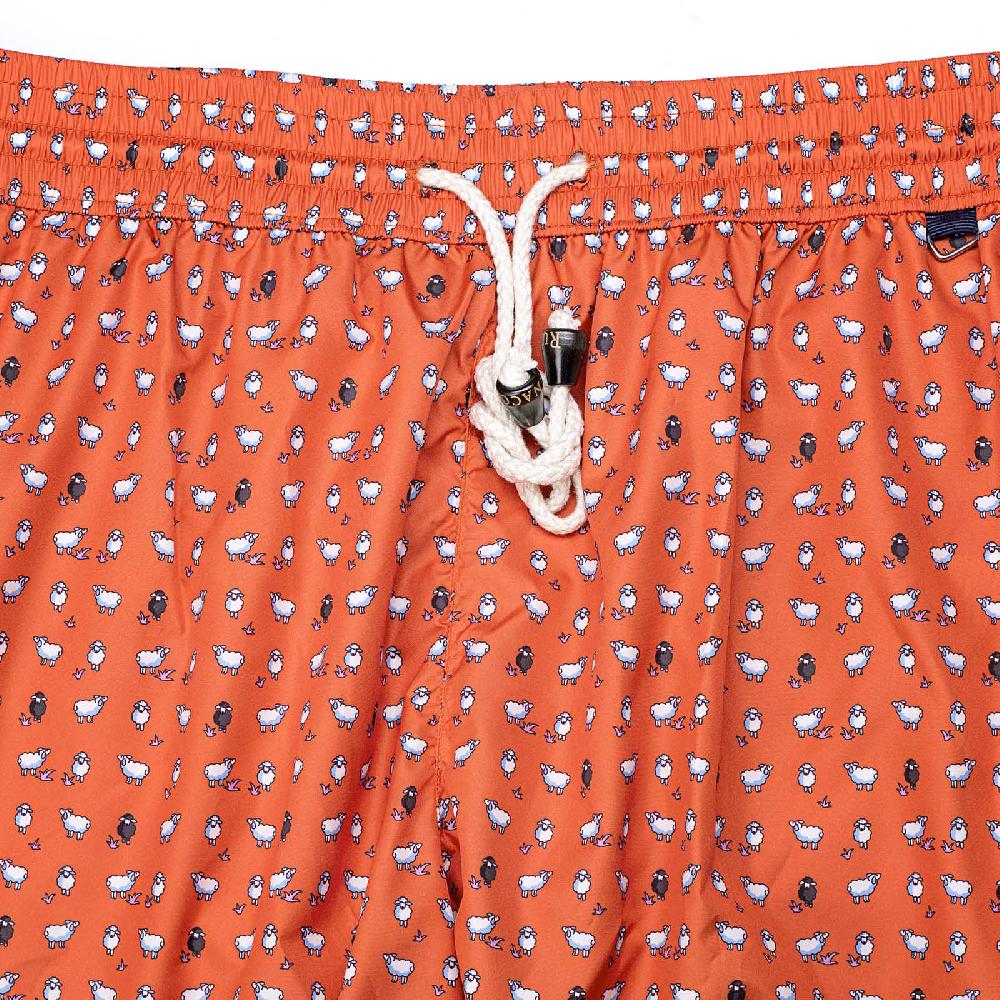 Rubinacci Costume con pecorelle arancio Soddisfazione Garantita