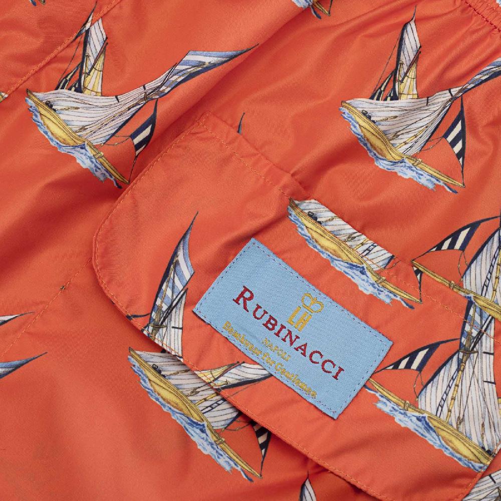 Rubinacci Costume match race arancio Negozi Online