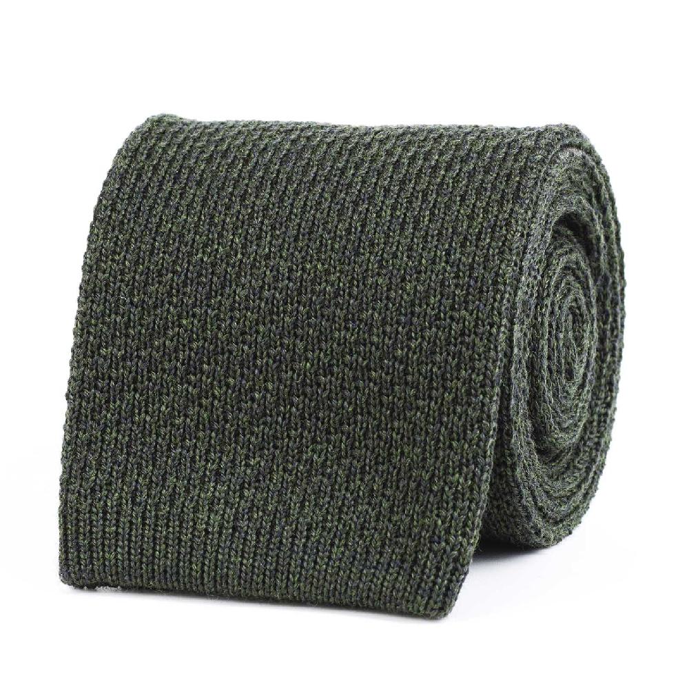 Rubinacci Cravatta in maglia verde Promozione Limitata