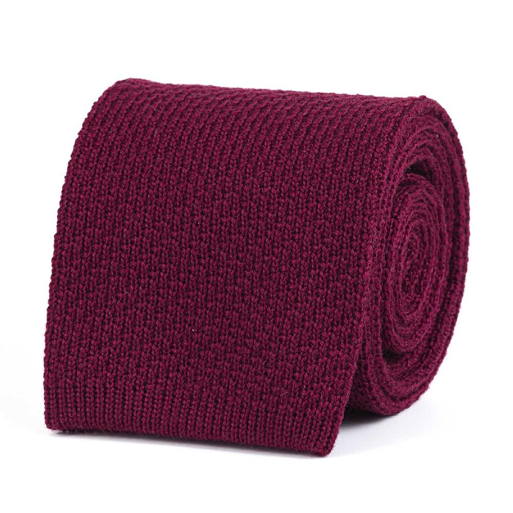 Rubinacci Cravatta in maglia vino Fino Al -60%