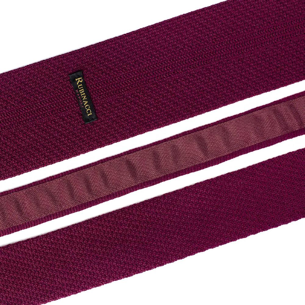 Rubinacci Cravatta in maglia vino Fino Al -60%