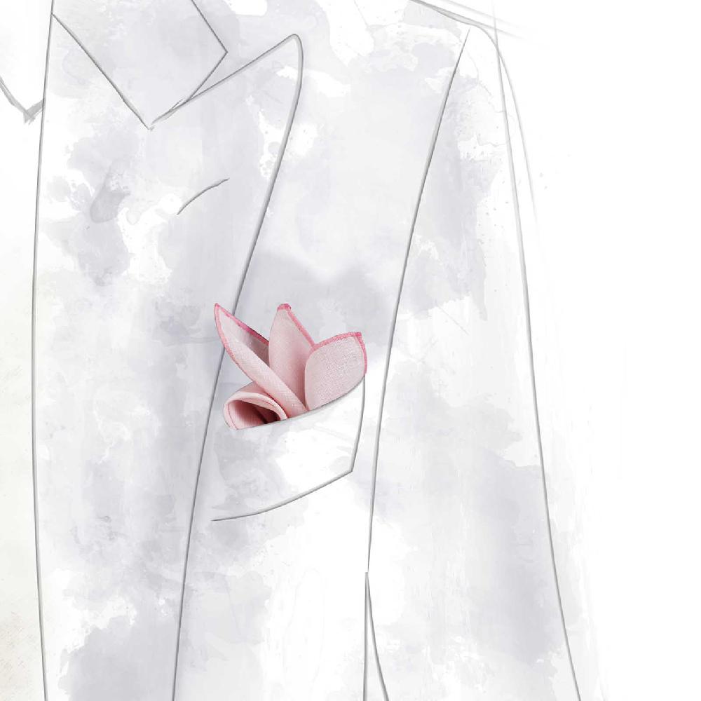 Rubinacci Fazzoletto da taschino rosa Hotsell