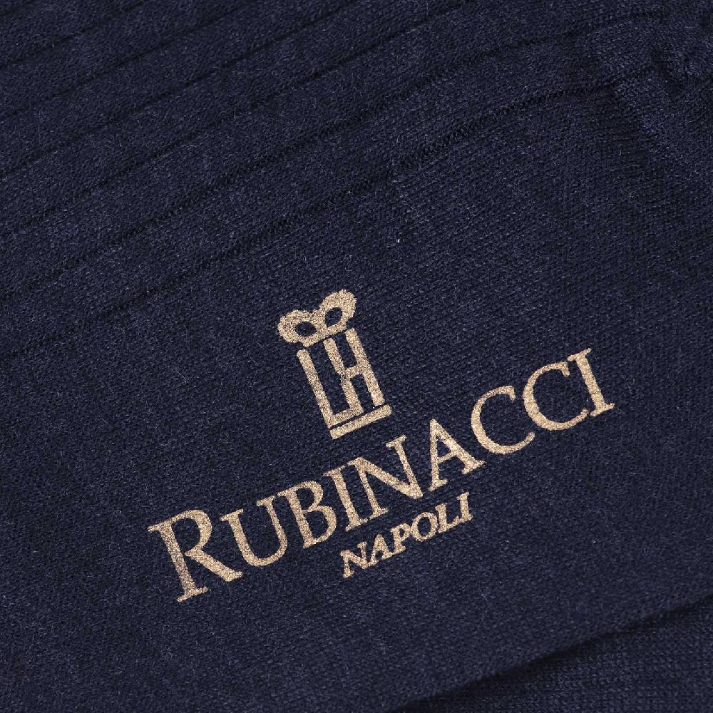 Rubinacci Calze in lana a costina blu 50% di sconto con spedizione gratuita
