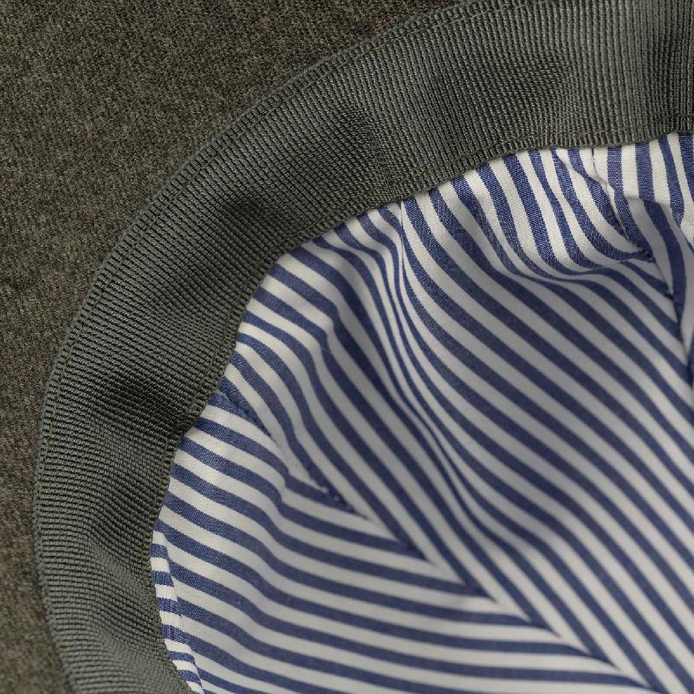 Rubinacci Cappello baseball in lana verde Italy