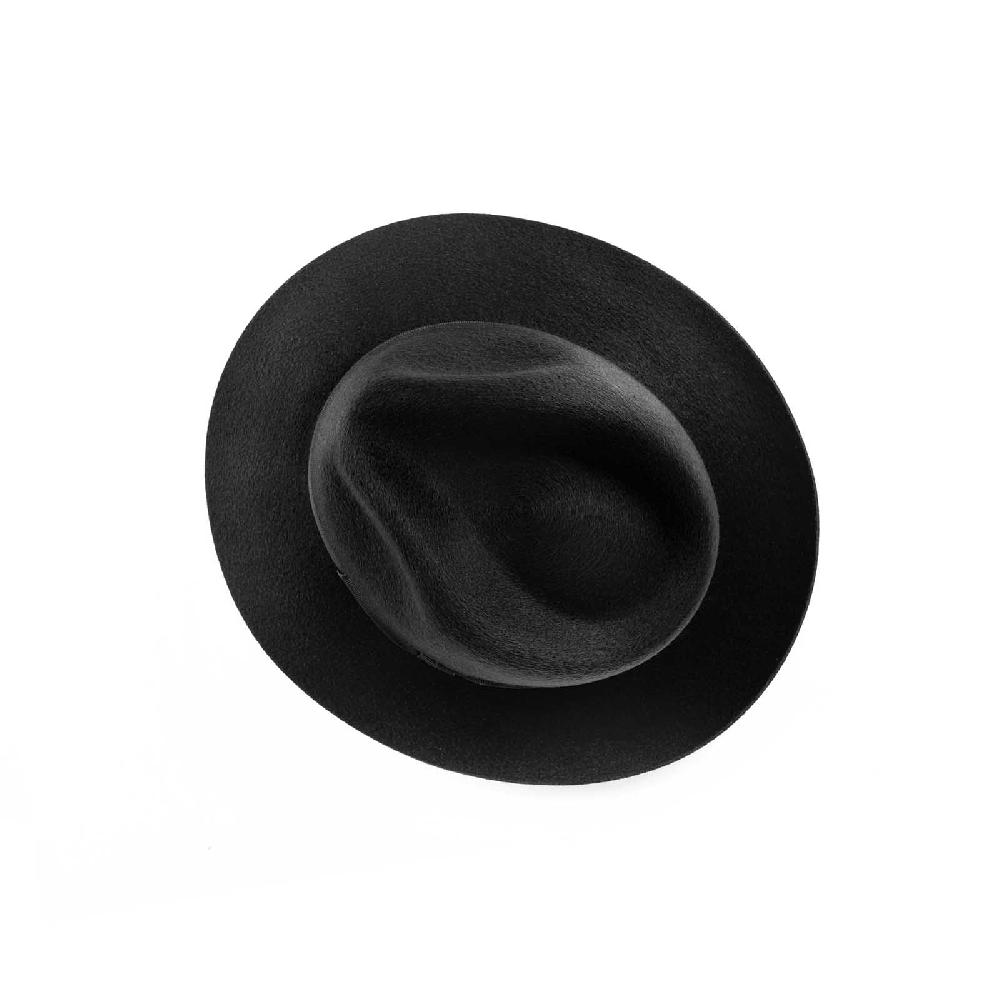 Rubinacci Fedora in cashmere nero In Linea