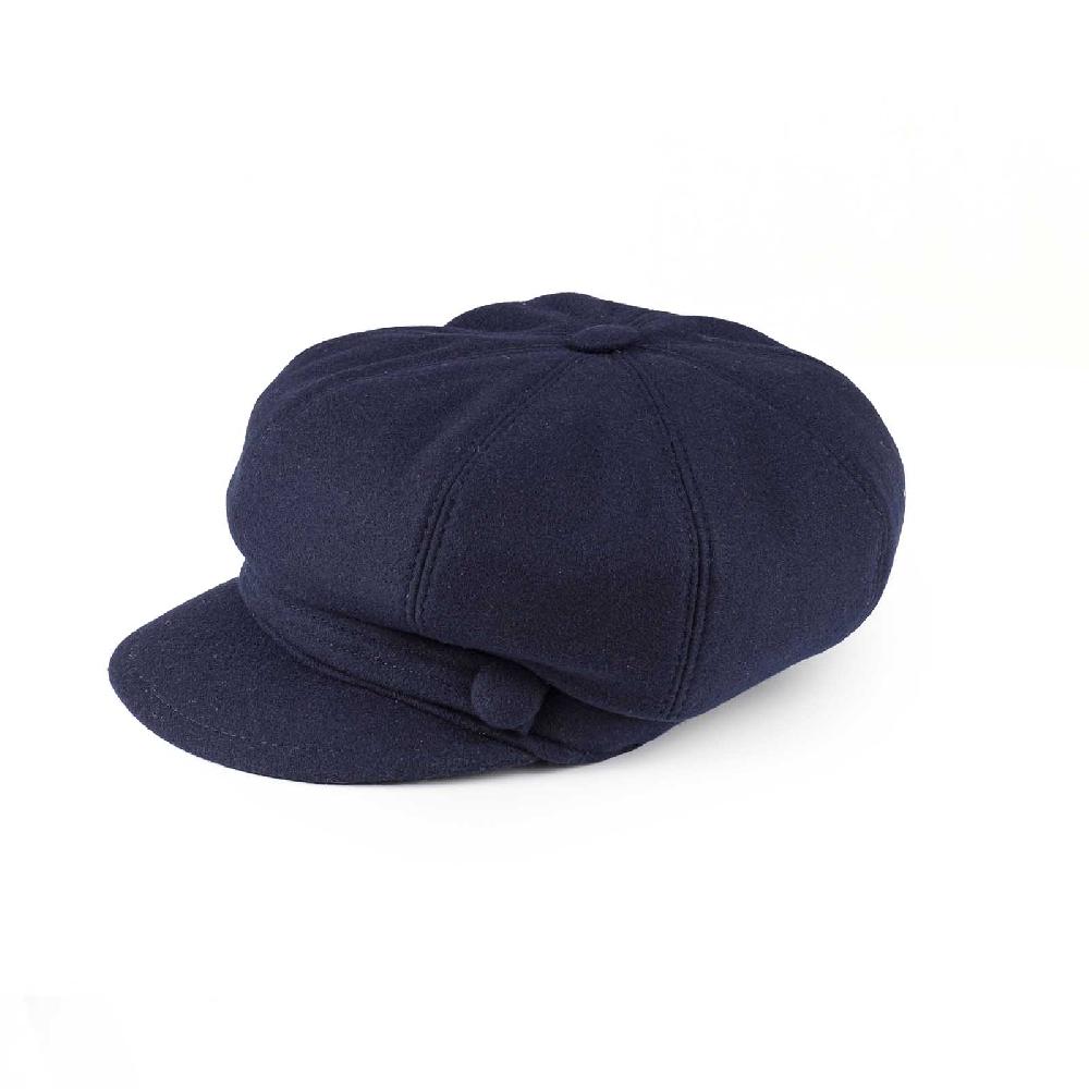 Rubinacci Coppola in lana blu Vendita