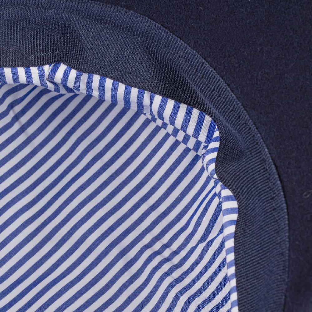 Rubinacci Coppola in lana blu Vendita