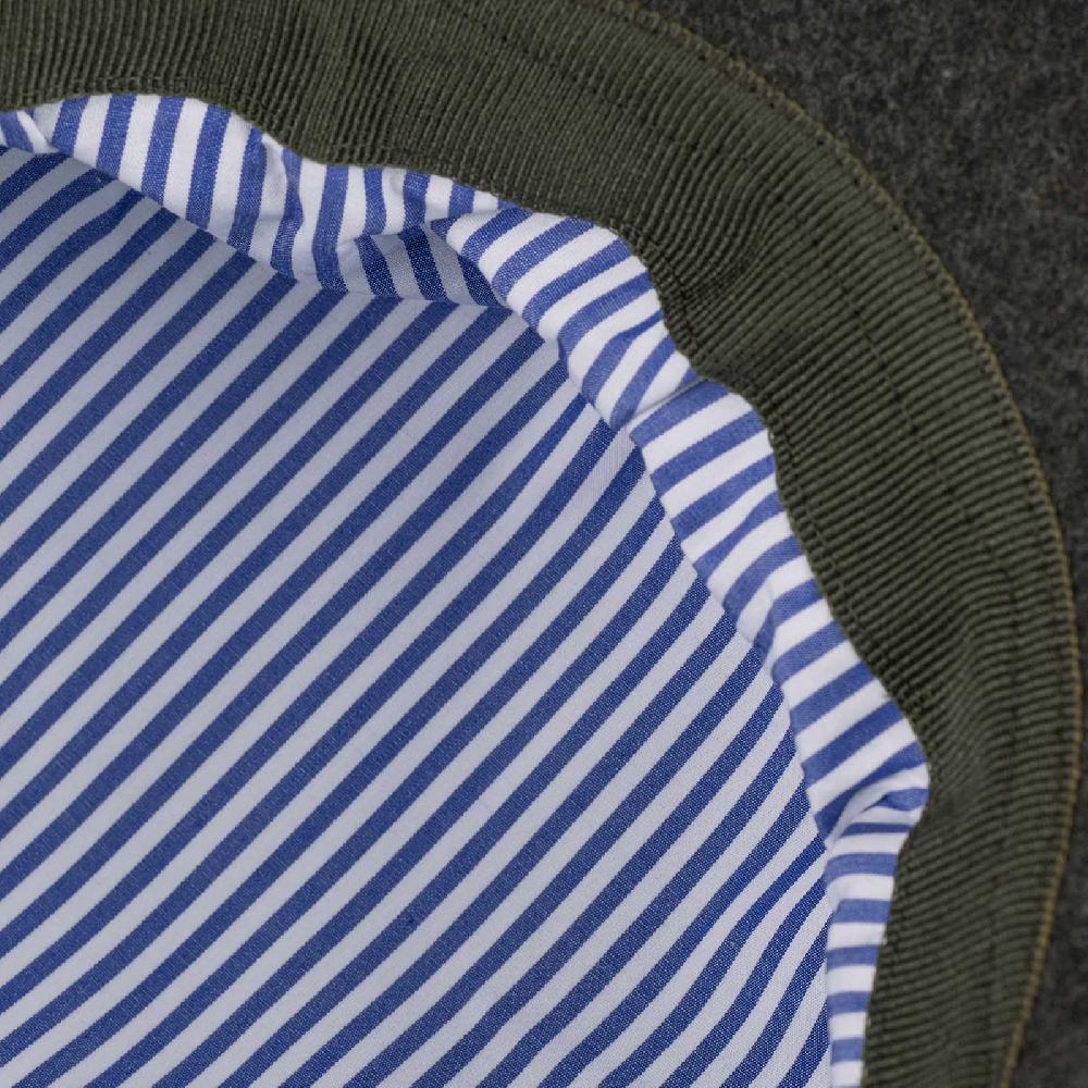 Rubinacci Coppola in lana verde militare Spedizione Gratuita